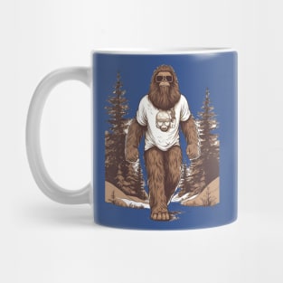 Dope Sasquatch in Nature Mug